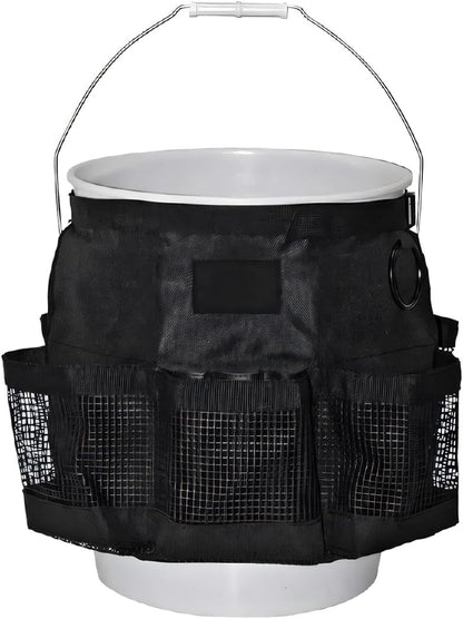 5 Gallon Bucket Tool Organizer Bag with Mesh Storage Pockets