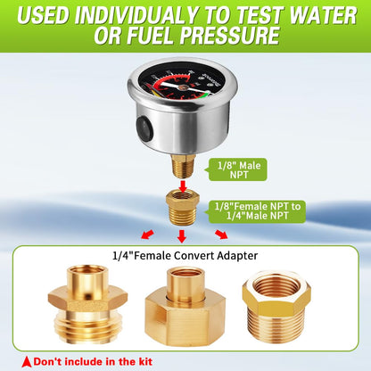 3/4" GHT Garden Hose Splitter,2 Way Brass Water Hose Splitter