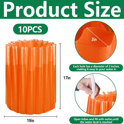 10Pack Wall of Water Plant Cover-19''x17'' Insulating Water Plant Protector