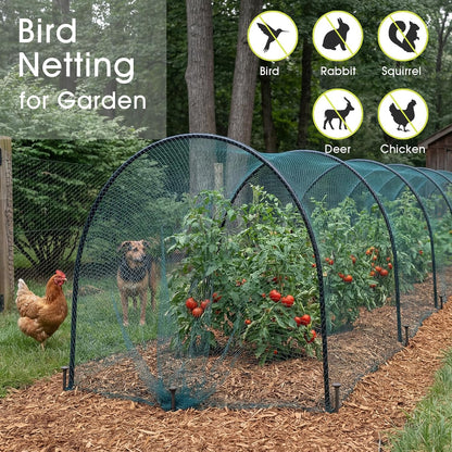 Bird Netting for Garden Protection, 28 x 30FT Mesh Garden Netting