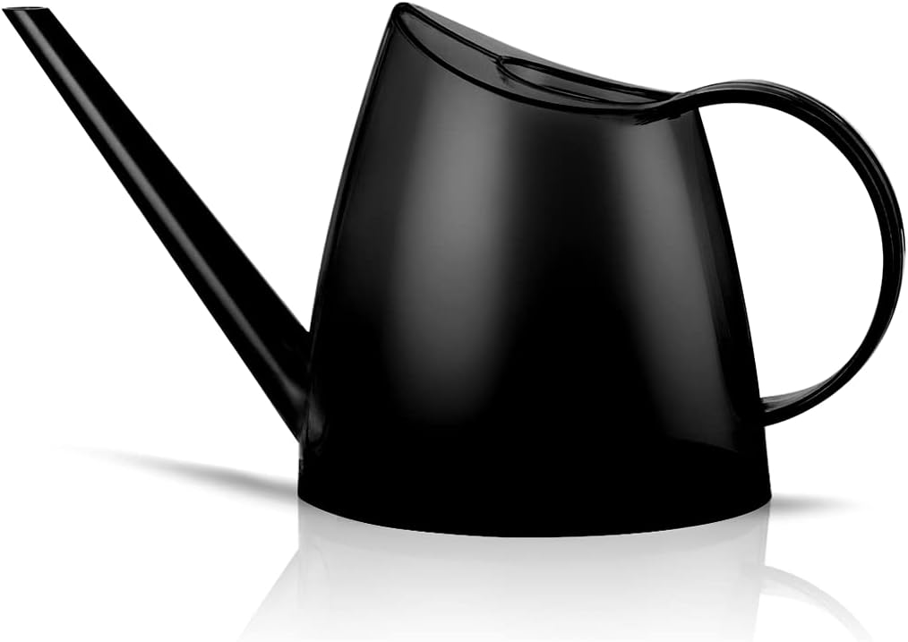Small Indoor Plant Watering Can - 1.4L Dark Green Long Spout