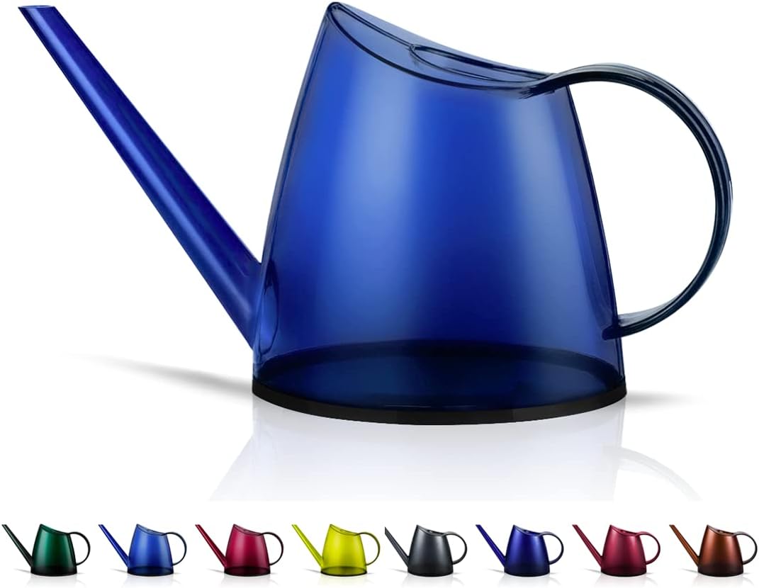 Small Indoor Plant Watering Can - 1.4L Dark Green Long Spout