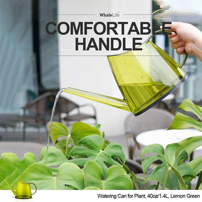 Small Indoor Plant Watering Can - 1.4L Dark Green Long Spout