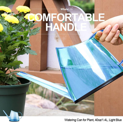 Small Indoor Plant Watering Can - 1.4L Dark Green Long Spout