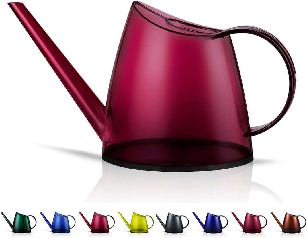 Small Indoor Plant Watering Can - 1.4L Dark Green Long Spout
