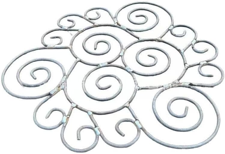 Metal Plant Support Ring for Garden, 2026 Peony Cages and Supports, Decorative Flower Support Frame Grow Through Rings Peony Flower Hoop for Upright Growth and Protection (Silvery 2pcs M-15.94in)