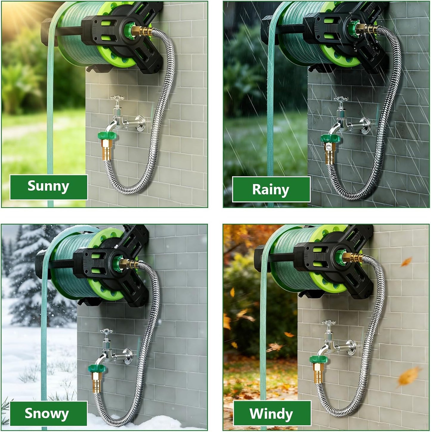 2ft Garden Hose, 3/4in Female to Female Leader Hose