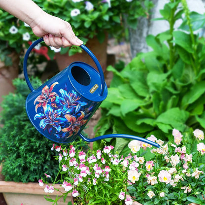 2L Long Spout Watering Can, Stainless Steel Water Can (Robin)