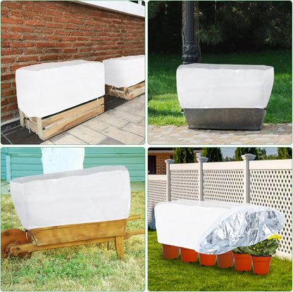 Frost Cloth Plant Freeze Protection, Plant Covers for Raised Garden Beds