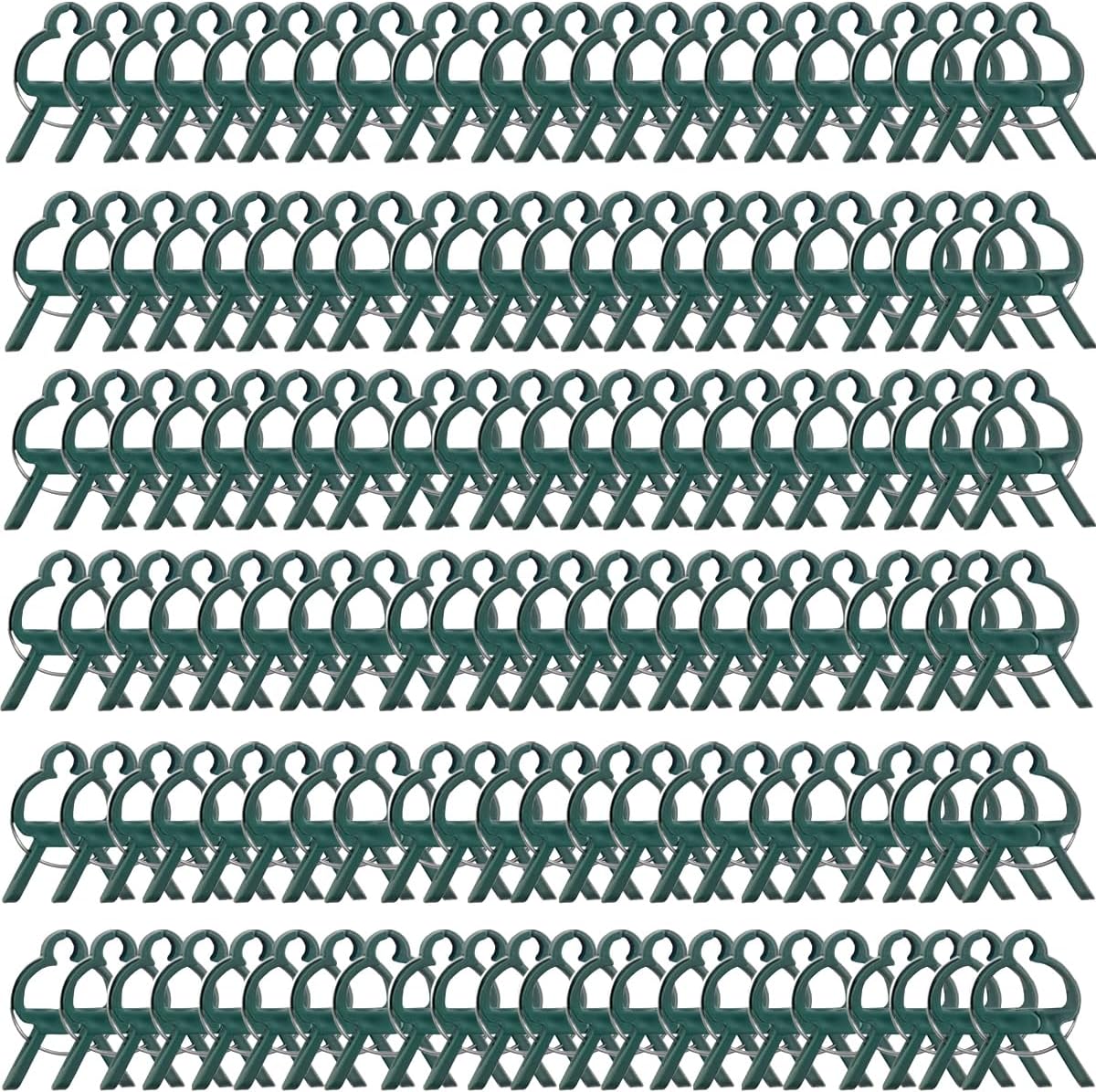 100PCS Plant Clips Garden Clips for Tomato Cage, Tomatoes Clips Plant Support Clips for Bamboo Stakes, Climbing Plants, Vines, Gentle Plant & Flower Trellis Clips for Plant Stalks, Stems