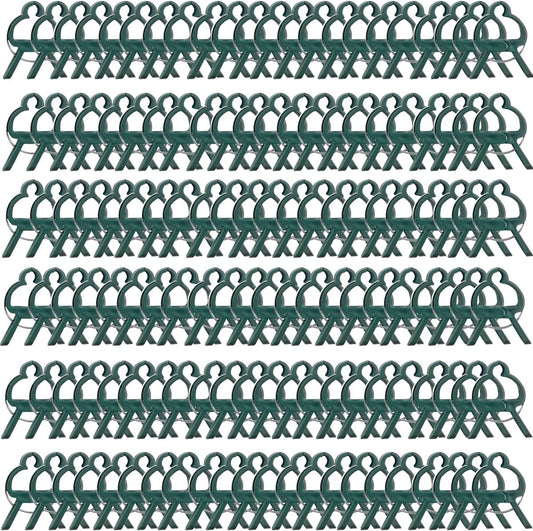 100PCS Plant Clips Garden Clips for Tomato Cage, Tomatoes Clips Plant Support Clips for Bamboo Stakes, Climbing Plants, Vines, Gentle Plant & Flower Trellis Clips for Plant Stalks, Stems