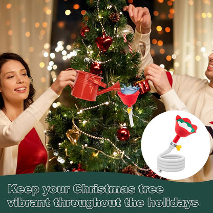 78.74 inch Christmas Tree Watering Funnel - Long Spout Christmas Tree Watering System for Large Indoor & Outdoor Plants Real Trees，Reusable Spill-Proof Design (6.56FT / 2M)