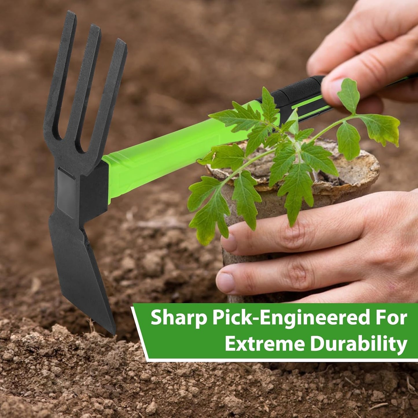 15 inch Garden Hoe Durable and Comfortable Handle Garden Tools for Flower Work