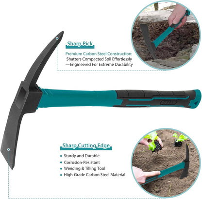 15 inch Garden Hoe Durable and Comfortable Handle Garden Tools for Flower Work