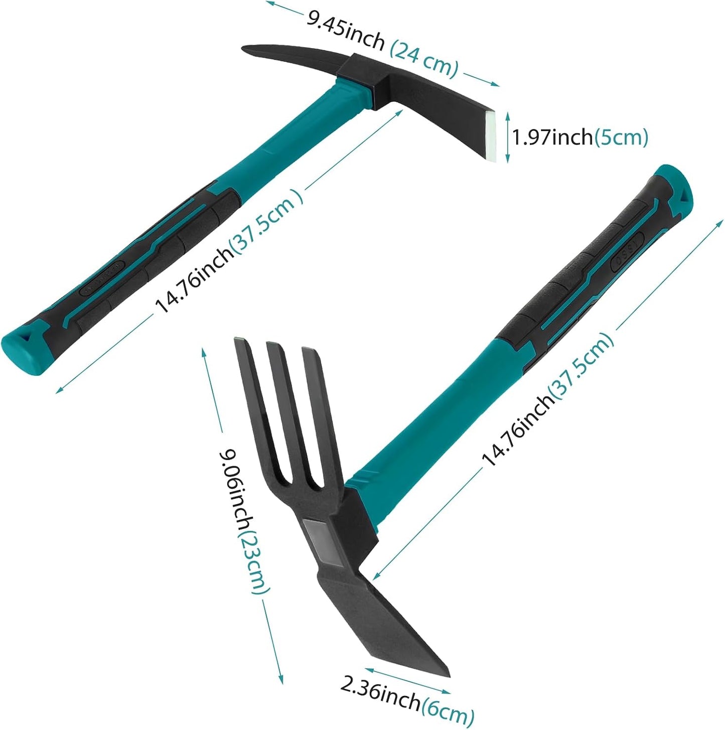 15 inch Garden Hoe Durable and Comfortable Handle Garden Tools for Flower Work