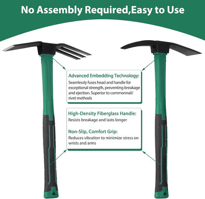 15 inch Garden Hoe Durable and Comfortable Handle Garden Tools for Flower Work