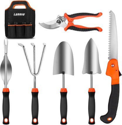 5 Piece Pink Gardening Tool Set for Women