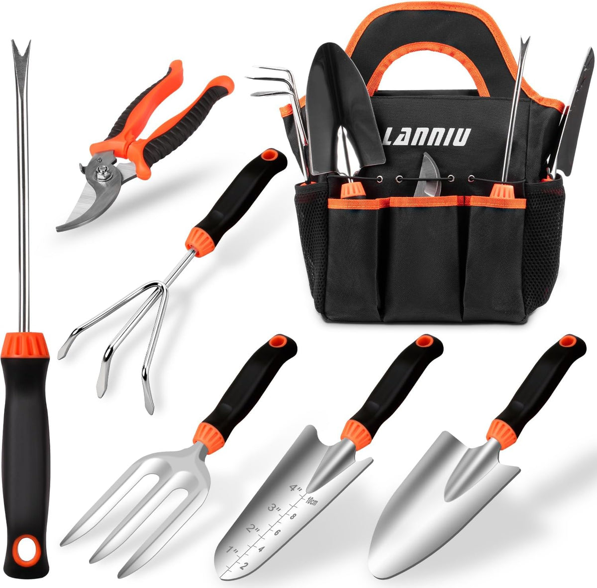 5 Piece Pink Gardening Tool Set for Women