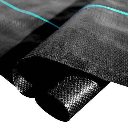 6x300ft Premium Weed Barrier Landscape Fabric Heavy Duty 2.4OZ, Woven Weed Control Fabric, High Permeability Good for Flower Bed, Geotextile Fabric Underlayment, Driveway Fabric Ground Cover