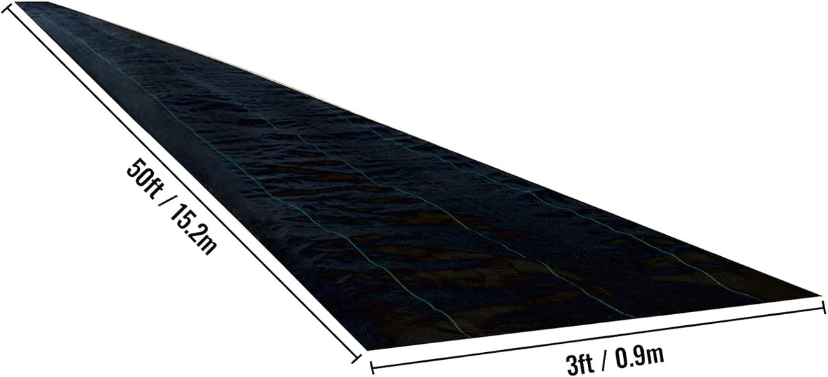 6x300ft Premium Weed Barrier Landscape Fabric Heavy Duty 2.4OZ, Woven Weed Control Fabric, High Permeability Good for Flower Bed, Geotextile Fabric Underlayment, Driveway Fabric Ground Cover