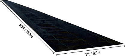 6x300ft Premium Weed Barrier Landscape Fabric Heavy Duty 2.4OZ, Woven Weed Control Fabric, High Permeability Good for Flower Bed, Geotextile Fabric Underlayment, Driveway Fabric Ground Cover