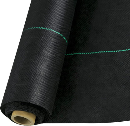 6x300ft Premium Weed Barrier Landscape Fabric Heavy Duty 2.4OZ, Woven Weed Control Fabric, High Permeability Good for Flower Bed, Geotextile Fabric Underlayment, Driveway Fabric Ground Cover