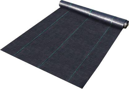 6x300ft Premium Weed Barrier Landscape Fabric Heavy Duty 2.4OZ, Woven Weed Control Fabric, High Permeability Good for Flower Bed, Geotextile Fabric Underlayment, Driveway Fabric Ground Cover