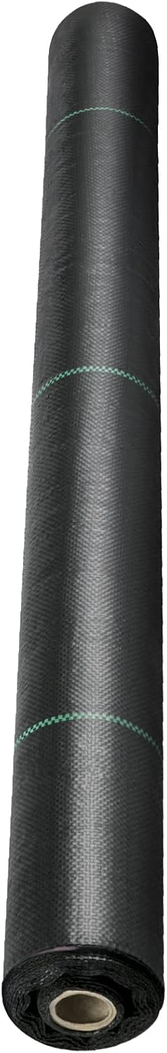 6x300ft Premium Weed Barrier Landscape Fabric Heavy Duty 2.4OZ, Woven Weed Control Fabric, High Permeability Good for Flower Bed, Geotextile Fabric Underlayment, Driveway Fabric Ground Cover
