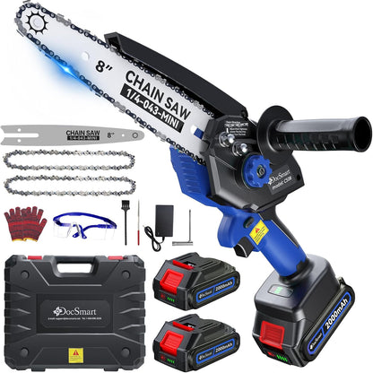 Pole Saws for Tree Trimming, 6" Brushless Mini Chainsaw with Extension Pole