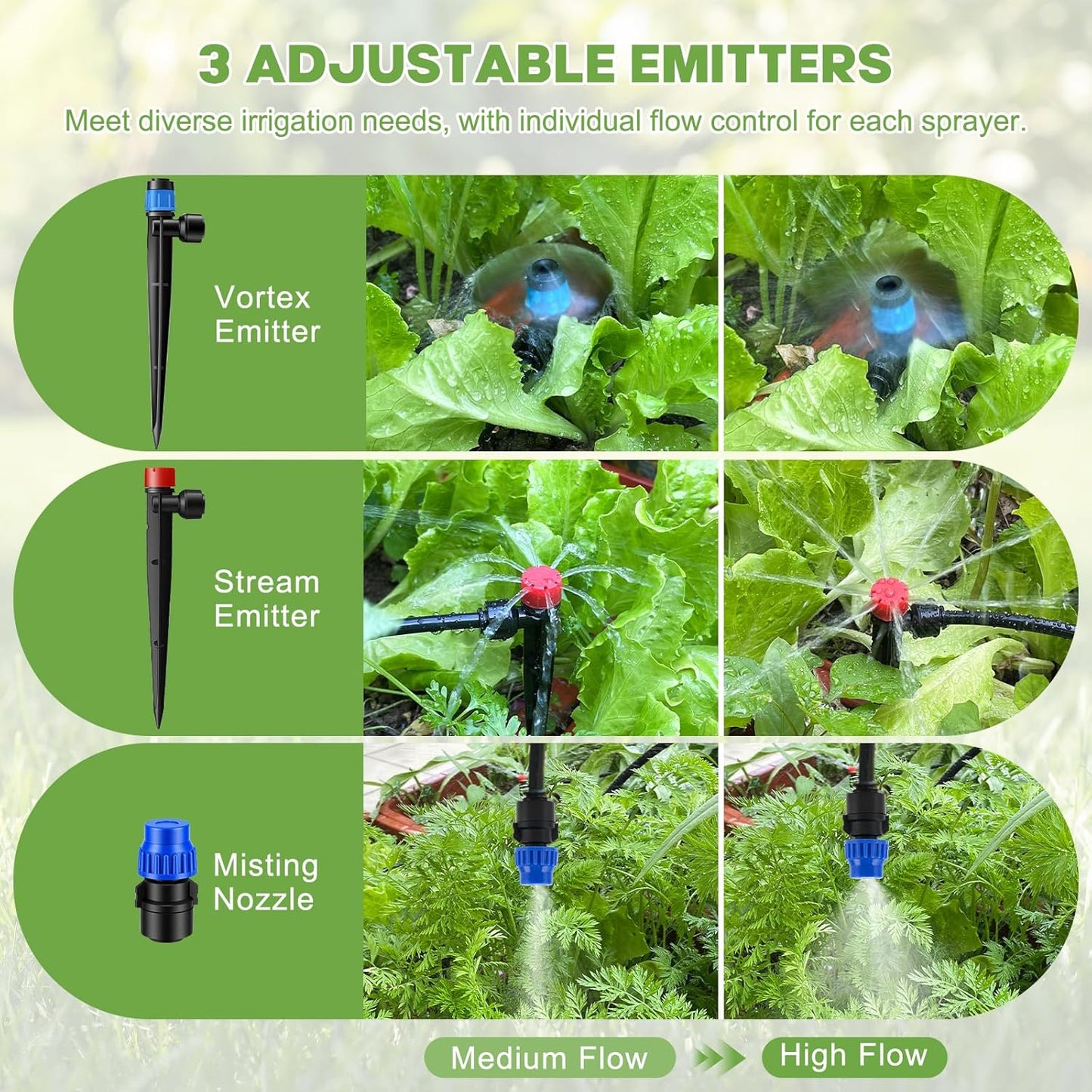 240FT Quick-Connect Drip Irrigation System