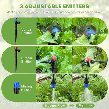 240FT Quick-Connect Drip Irrigation System
