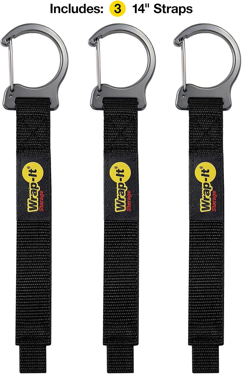 Quick Clips - 14" (3-Pack) Black