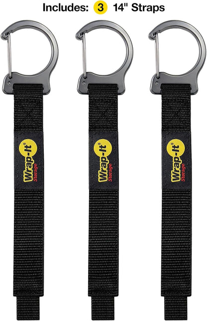 Quick Clips - 14" (3-Pack) Black