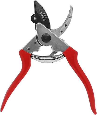 Z202 Heavy Duty Pruner, Cut-n-Hold, Red Handles, 8-Inch