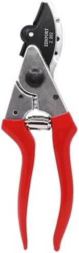 Z202 Heavy Duty Pruner, Cut-n-Hold, Red Handles, 8-Inch