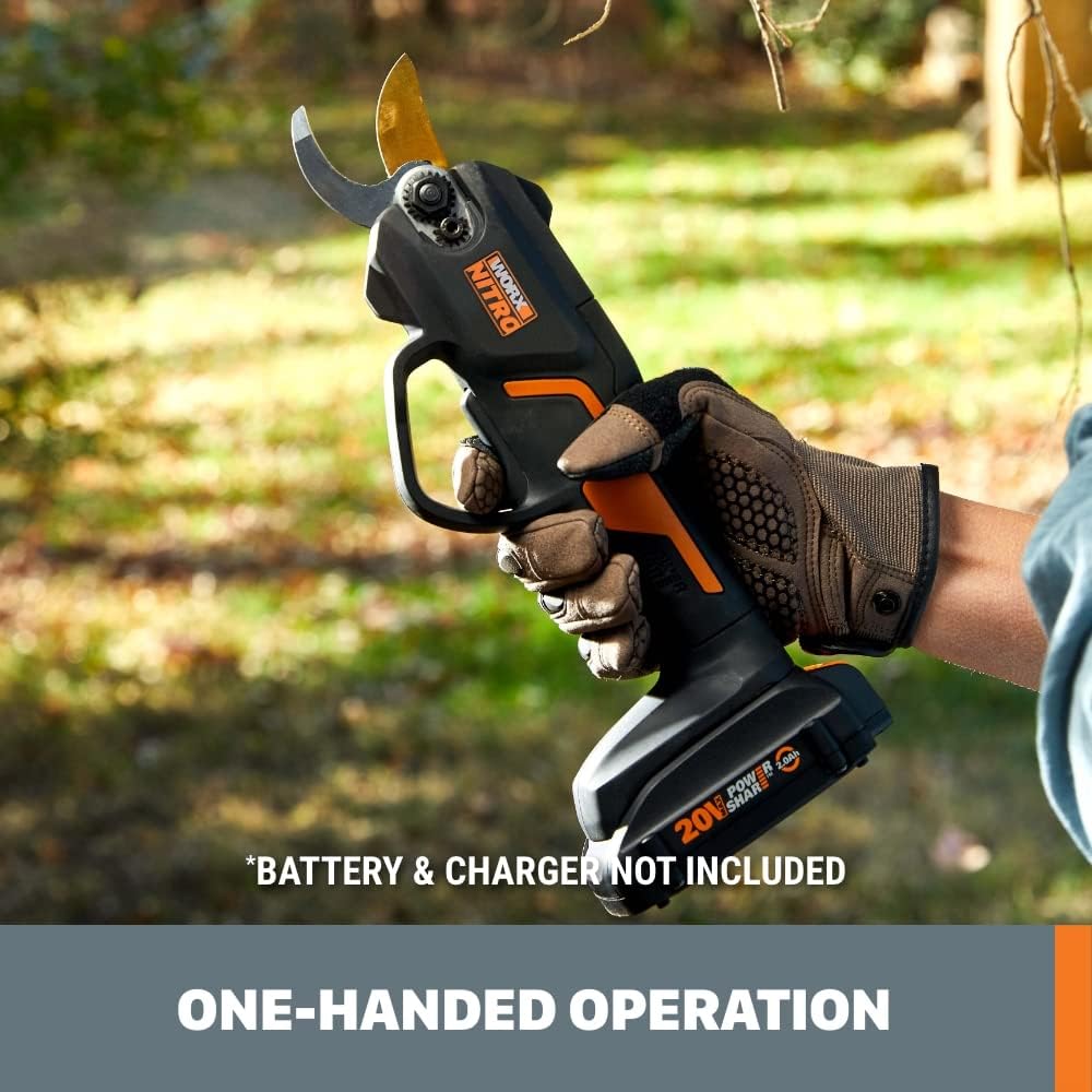 Cordless Pruning Shear, 20V Powered Lopper Tool Only, WG330.9
