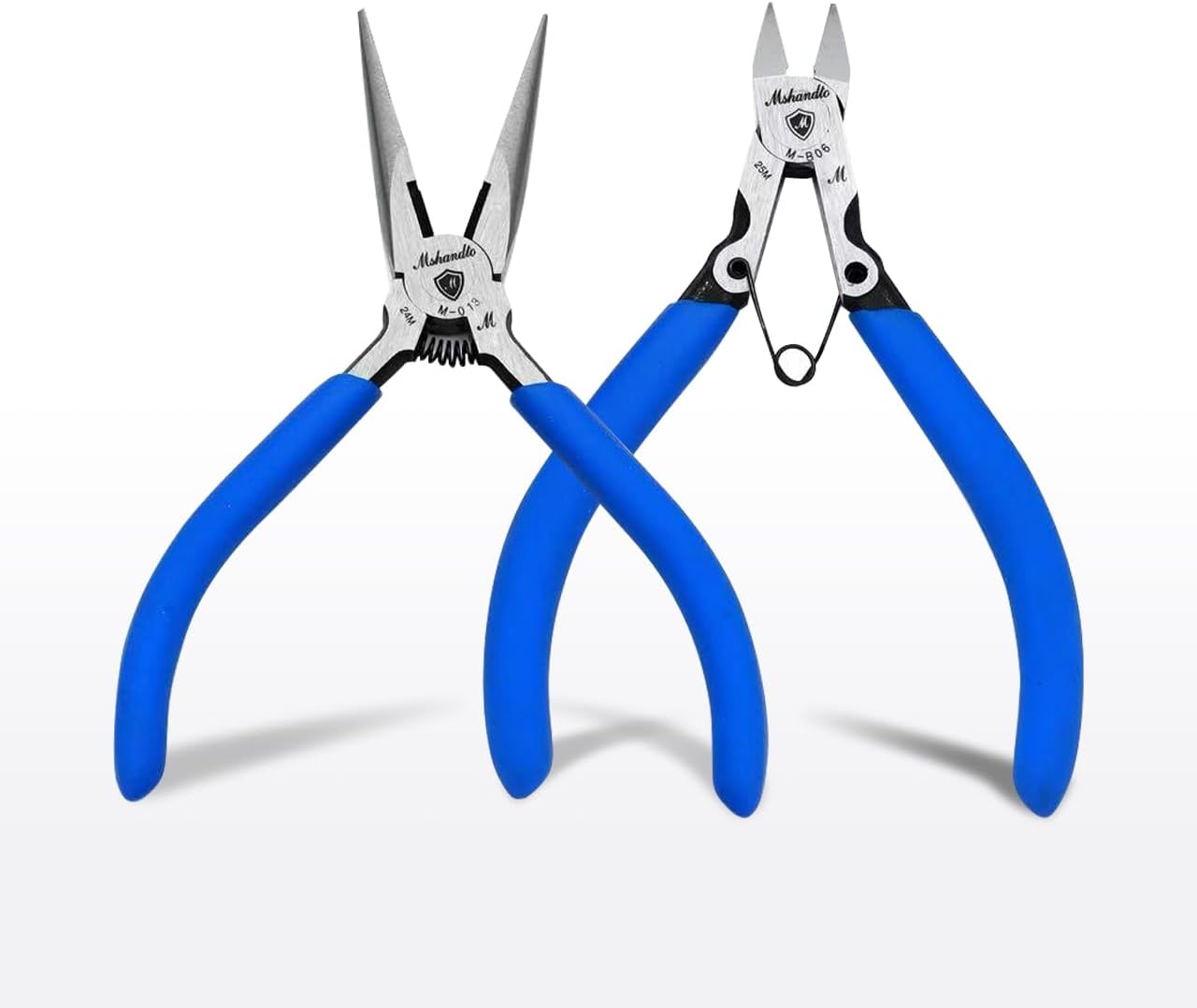 Wire Cutters, 5" Electronic Needle Flush Cutters, Ultra-Sharp Crafts Diagonal Cutters Pliers, Wire Snips Side Cutters for Circuit Board, Plastic, Soft Copper Wire, Floral(2 Pack)