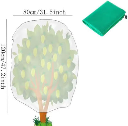 4 Pack Plant Covers Freeze Protection Bag Frost Covers & Zipper Drawstring, Plant Frost Protection Covers, Breathable Winter Plant Covers, Freeze Protection for Outdoor Plants (31.5*47.2in-4PCS)