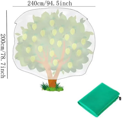 4 Pack Plant Covers Freeze Protection Bag Frost Covers & Zipper Drawstring, Plant Frost Protection Covers, Breathable Winter Plant Covers, Freeze Protection for Outdoor Plants (31.5*47.2in-4PCS)