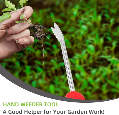 Weed Puller Tool, Dandelion Weeder Puller Tool with Soft Handle