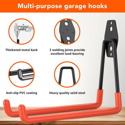 32-Pack Heavy Duty Wall Mount Garage Hooks