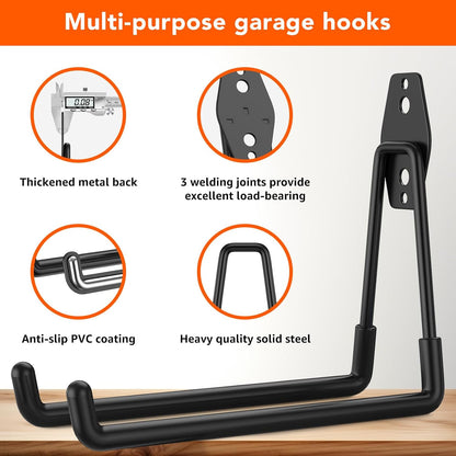 32-Pack Heavy Duty Wall Mount Garage Hooks