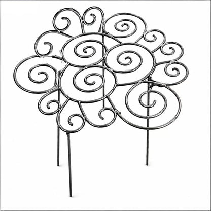 2026 New Metal Plant Support Ring for Peony & Flowers – Heavy Duty Rustproof Garden Stake, Stackable Grow Through Rings, Indoor Outdoor Flower Hoop, Upright Growth (L 17.32 * 17.32in,1pcs)