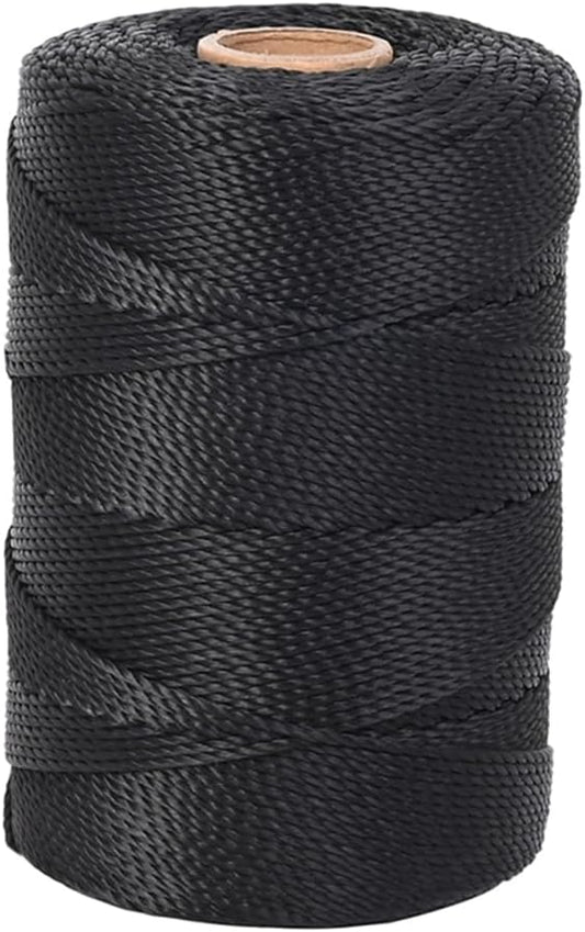 Black Nylon String 500ft 2mm UV Resistant Twine Garden Tomato Climb Wrap