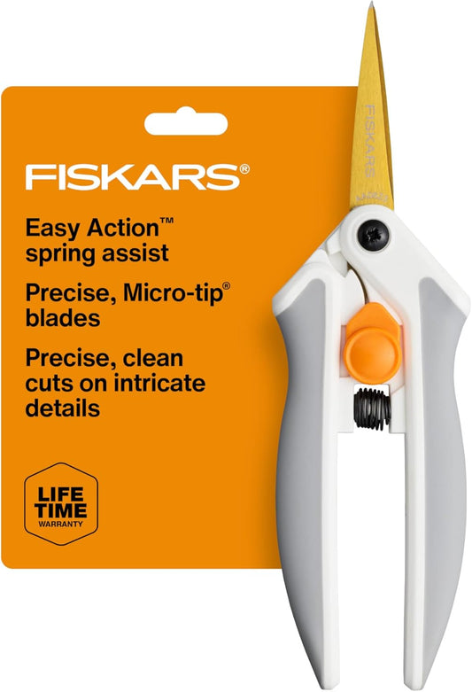 6" Easy Action Micro-Tip Titanium Detail Fabric Scissors