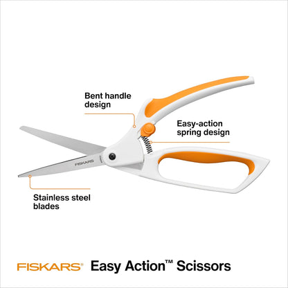6" Easy Action Micro-Tip Titanium Detail Fabric Scissors