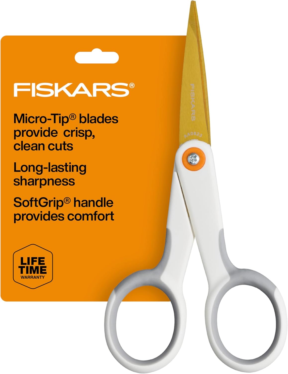 6" Easy Action Micro-Tip Titanium Detail Fabric Scissors