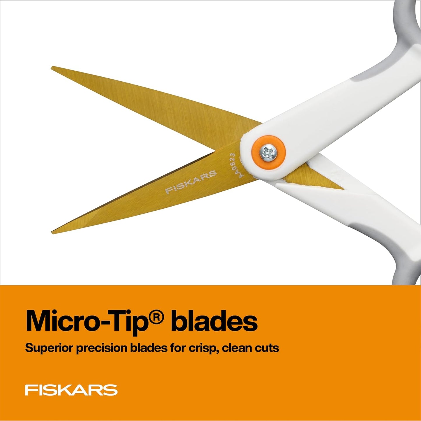 6" Easy Action Micro-Tip Titanium Detail Fabric Scissors