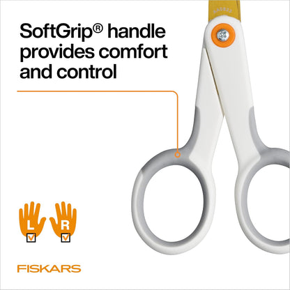 6" Easy Action Micro-Tip Titanium Detail Fabric Scissors