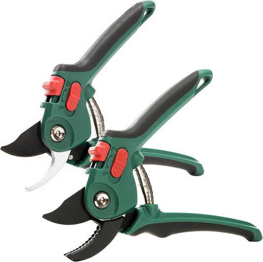 Garden Pruning Shears 2 Pack Garden Clippers Steel Shears Scissors